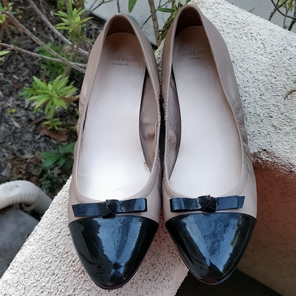 Cole Haan Grand Os Cap Toe Ballet Flats